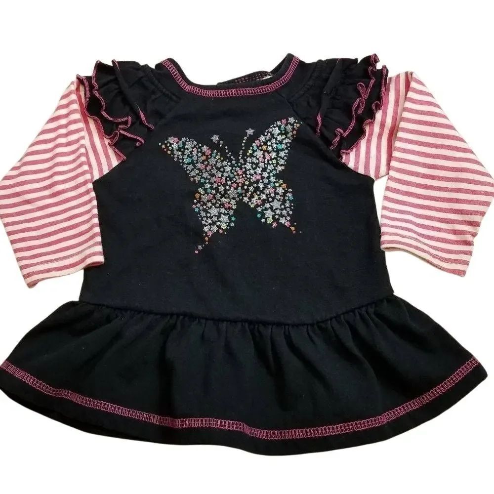 Carter's butterfly longsleeve shirt 12 months